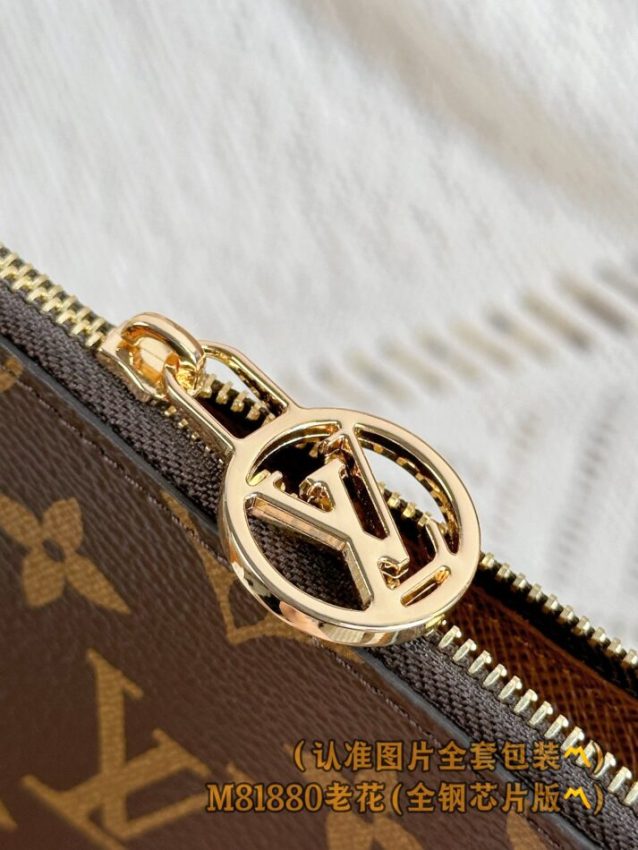 Replica Louis Vuitton Romy Card Holder Brown - best-selling designer handbag dupe