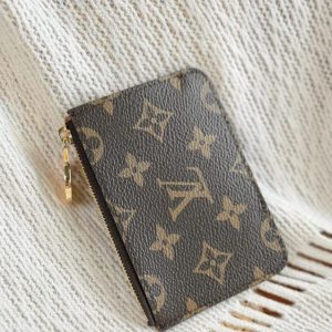 Replica Louis Vuitton Romy Card Holder Brown - high-quality designer bag clone