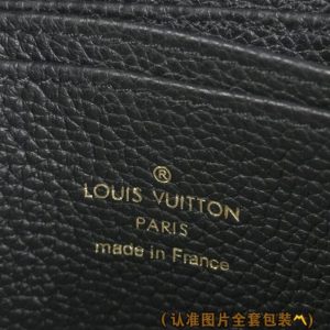 Replica Louis Vuitton Zipper Coin Purse Black - near-authentic luxury replica handbag