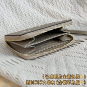 Replica Louis Vuitton Zipper Coin Purse Beige - near-authentic luxury replica handbag