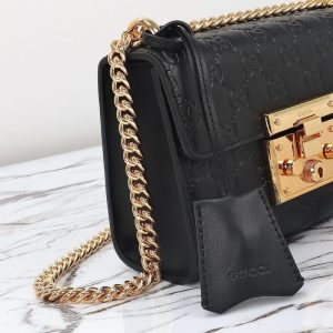 Replica Gucci Padlock's Small Lock Black - high-quality designer bag clone