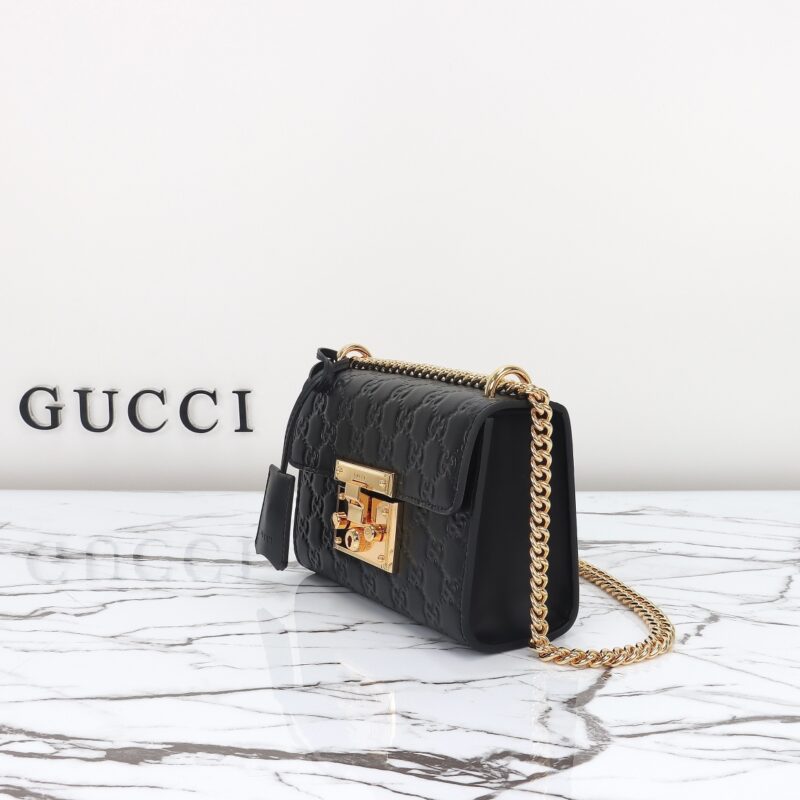 Replica Gucci Padlock's Small Lock Black - 1:1 designer replica handbag