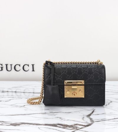 Replica Gucci Padlock's Small Lock Black - top-rated replica designer bag