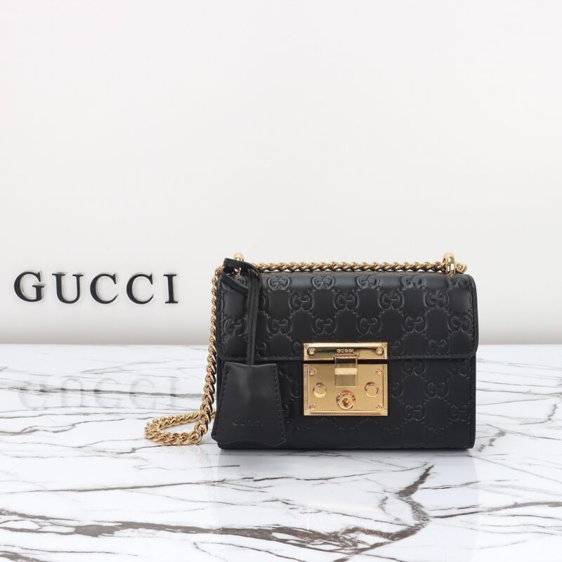 Replica Gucci Padlock's Small Lock Black - top-rated replica designer bag