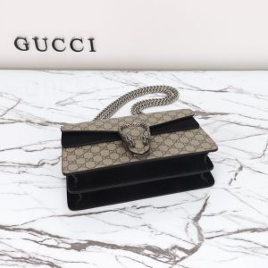 Replica Gucci Dionysus Supreme Black - high-accuracy replica luxury purse