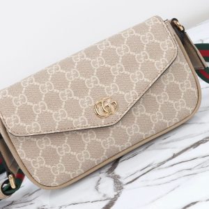 Replica Gucci Cross body Bags Beige - top-rated replica designer bag