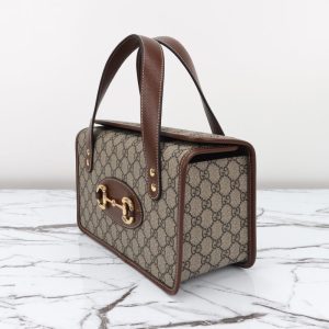 Replica Gucci Horsebit 1955 Top Handle Supreme - near-authentic luxury replica handbag