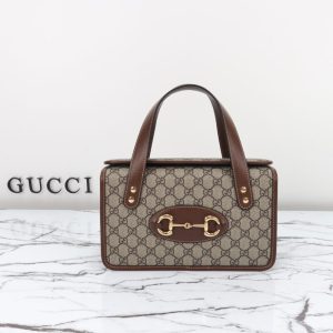 Replica Gucci Horsebit 1955 Top Handle Supreme - elite superclone designer purse