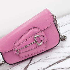 Replica Gucci Horsbet Tribute Pink - high-end fake designer purse