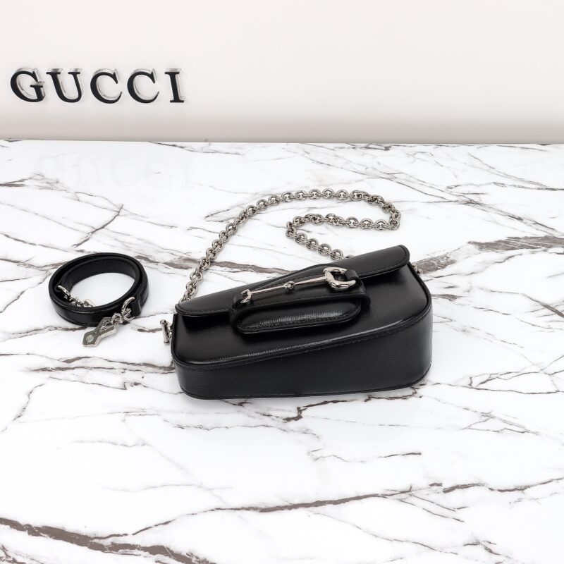 Replica Gucci Horsbet Tribute Black - high-end fake designer purse