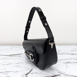 Replica Gucci Horsbet Tribute Black - top-tier luxury replica shoulder bag