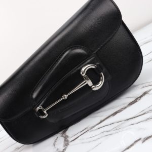 Replica Gucci Horsbet Tribute Black - premium 1:1 fake handbag model