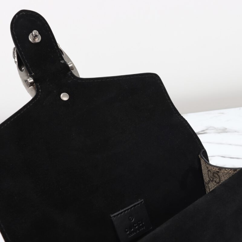 Replica Gucci Dionysus Supreme Black - near-authentic luxury replica handbag