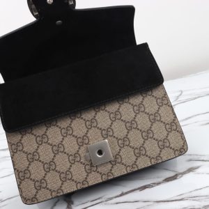 Replica Gucci Dionysus Supreme Black - best quality luxury bag dupe