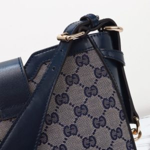 Replica Gucci Medium Bucket Blue - premium-grade designer purse dupe