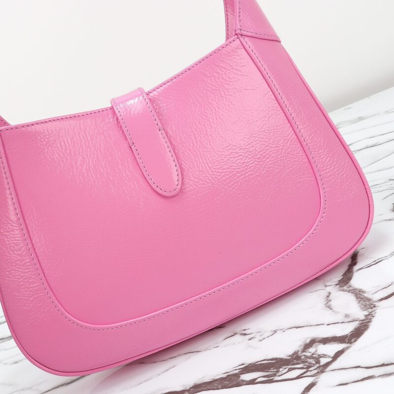 Replica Gucci G Jackie Small Patent Pink - ultra-realistic fake designer tote