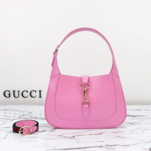 Replica Gucci G Jackie Small Patent Pink - near-authentic luxury replica handbag
