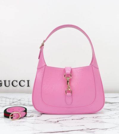 Replica Gucci G Jackie Small Patent Pink - near-authentic luxury replica handbag