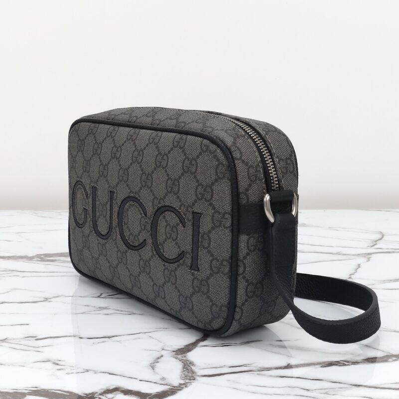 Replica Gucci GG Mini Shoulder Bag Grey 2024 - high-accuracy replica luxury purse