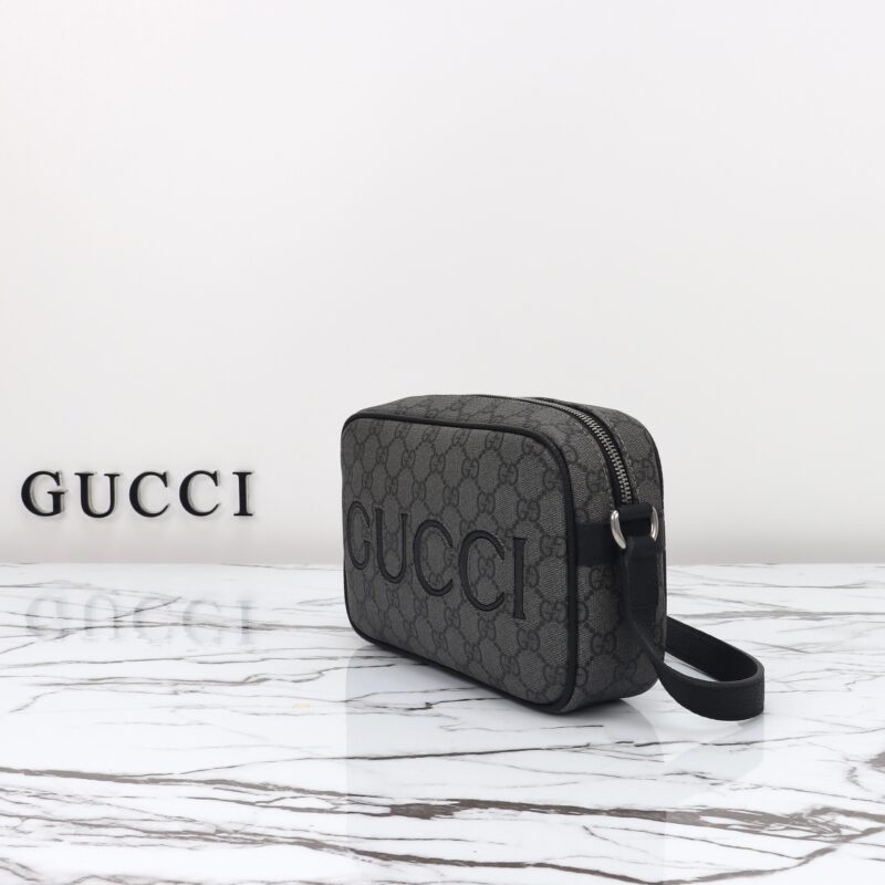 Replica Gucci GG Mini Shoulder Bag Grey 2024 - 1:1 designer replica handbag