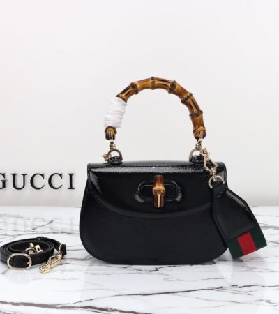Replica Gucci Bamboo 1947 Black - realistic designer-inspired fake bag