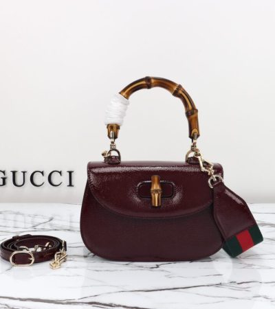 Replica Gucci Bamboo 1947 Bordeaux - elite superclone designer purse