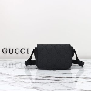 Replica Gucci Mini Cross Body Full Black - premium 1:1 fake handbag model