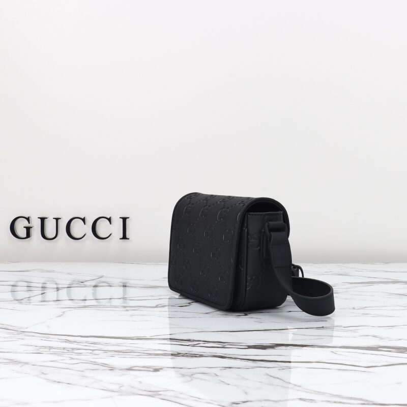 Replica Gucci Mini Cross Body Full Black - top-tier luxury replica shoulder bag