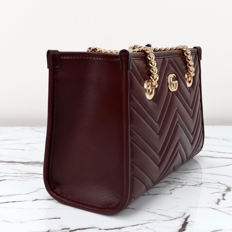 Replica Gucci GG Marmont Tote Bordeaux - best-selling designer handbag dupe