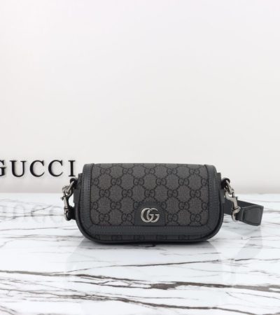 Replica Gucci Ophidia Super Mini Black - premium-grade designer purse dupe