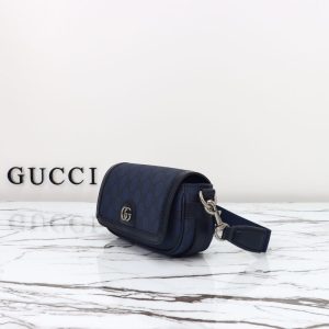 Replica Gucci Ophidia Super Mini Blue - authentic-look luxury purse replica