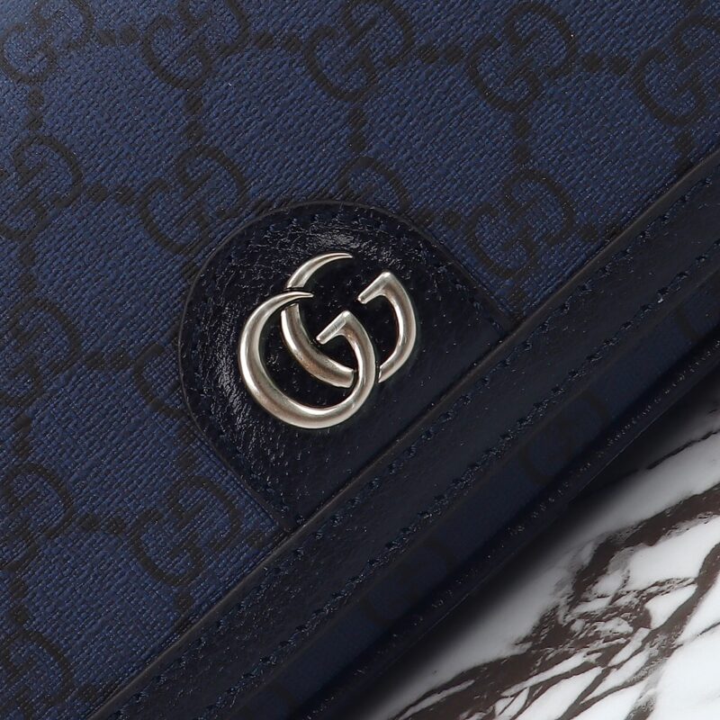 Replica Gucci Ophidia Super Mini Blue - near-authentic luxury replica handbag