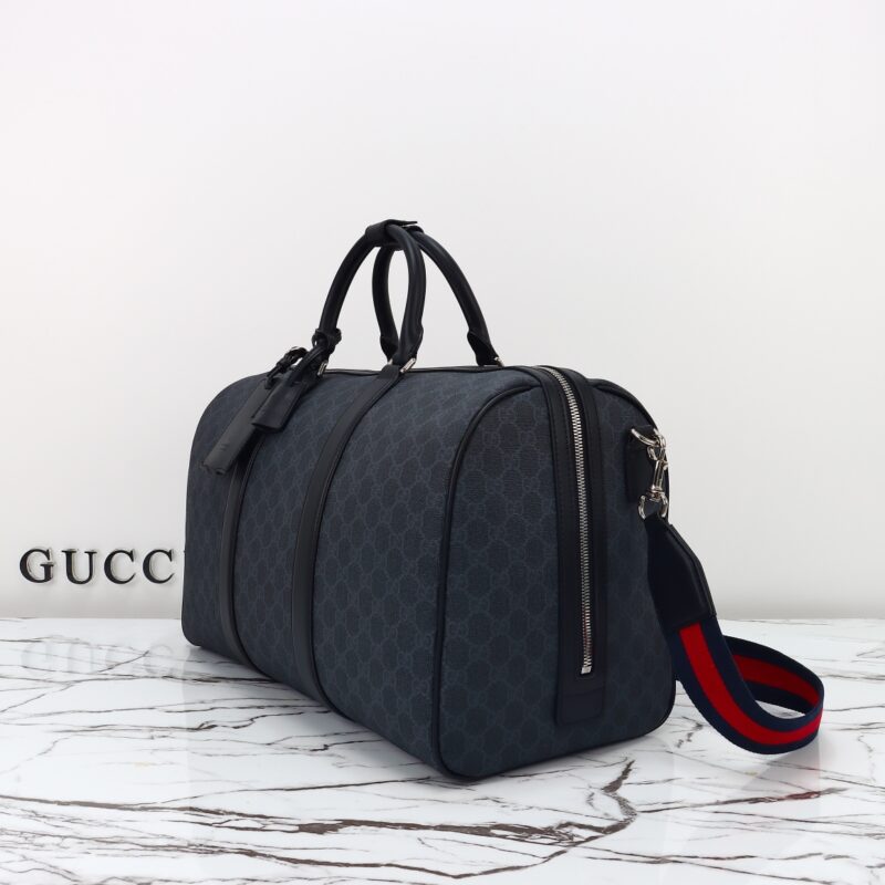 Replica Gucci GG Duffle Bag Black - top-rated replica designer bag