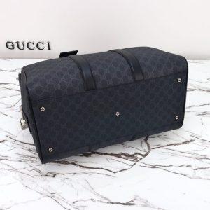 Replica Gucci GG Duffle Bag Black - high-quality designer bag clone