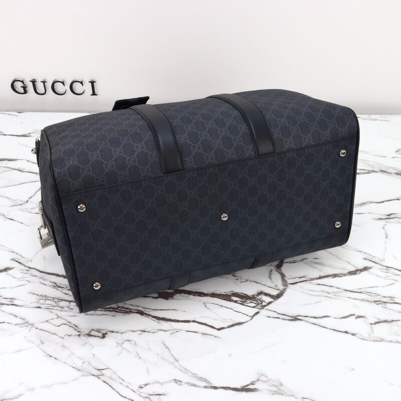 Replica Gucci GG Duffle Bag Black - high-quality designer bag clone