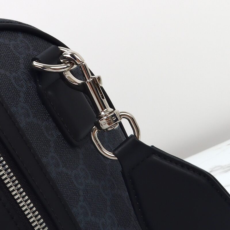 Replica Gucci GG Duffle Bag Black - premium 1:1 fake handbag model