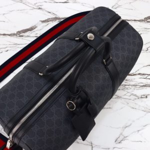 Replica Gucci GG Duffle Bag Black - best quality luxury bag dupe