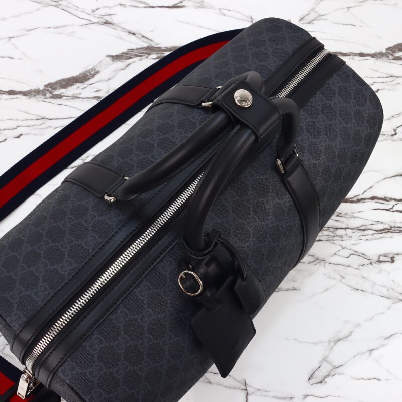 Replica Gucci GG Duffle Bag Black - best quality luxury bag dupe