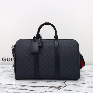 Replica Gucci GG Duffle Bag Black - best-selling designer handbag dupe