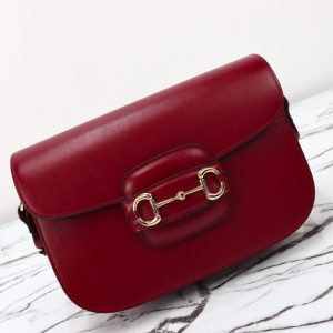 Replica Gucci G 1955 Horsebit Red - high-quality designer bag clone