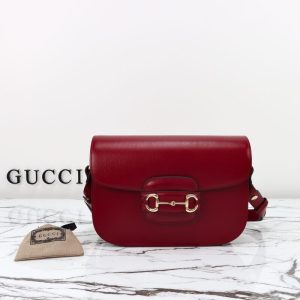 Replica Gucci G 1955 Horsebit Red - 1:1 designer replica handbag