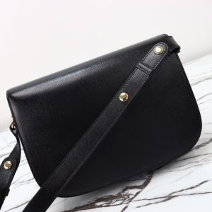 Replica Gucci G 1955 Horsebit Black - authentic-look luxury purse replica