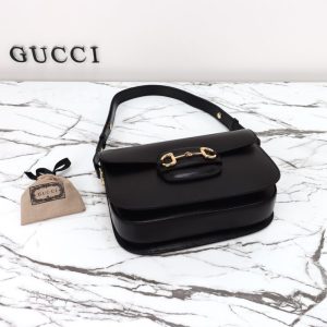 Replica Gucci G 1955 Horsebit Black - 1:1 designer replica handbag