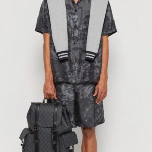 Replica Gucci GG Supreme Backpack Black - premium-grade designer purse dupe