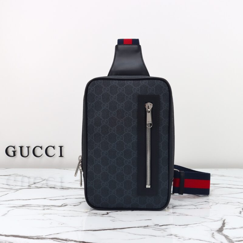 Replica Gucci Supreme Sling Bag Black - elite superclone designer purse