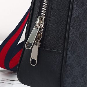 Replica Gucci Supreme Sling Bag Black - top-rated replica designer bag