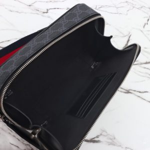 Replica Gucci GG Shoulder Bag Black - high-end fake designer purse