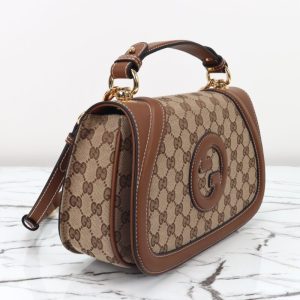 Replica Gucci Blondie Top Handle Brown - authentic-look luxury purse replica