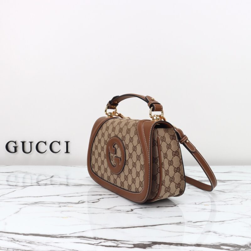 Replica Gucci Blondie Top Handle Brown - 1:1 designer replica handbag