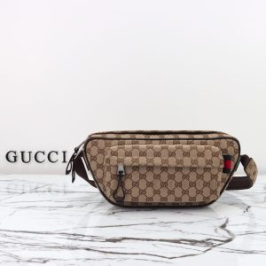 Replica Gucci Small GG Belt Bag Beige - high-end fake designer purse